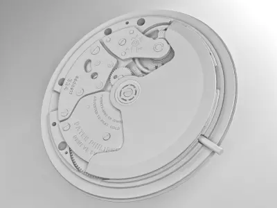 Patek Phillipe Caliber 324 movement 3D model