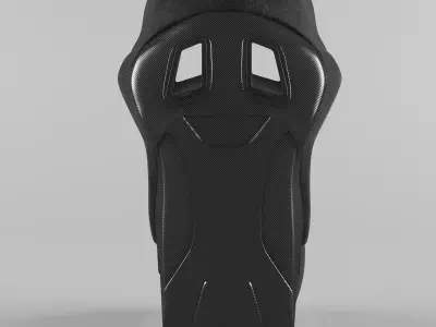 Racing Seat Sparco ADV ELITE Black 3D model