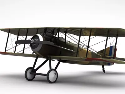 Spad XIII 1918 3D model