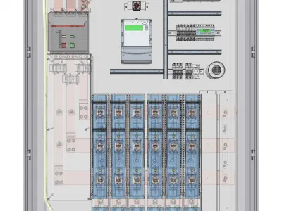 Low voltage main distribution board Free 3D model