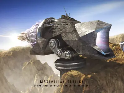 HF cannon - competition entry - Maximilian Schlick - 3D model