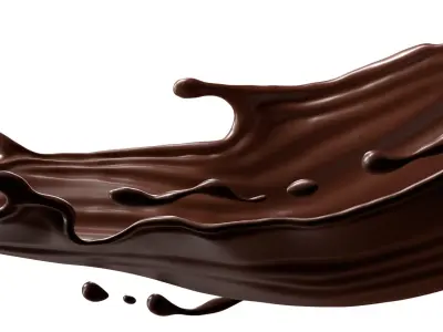 Chocolate Splash Free 001 3D model