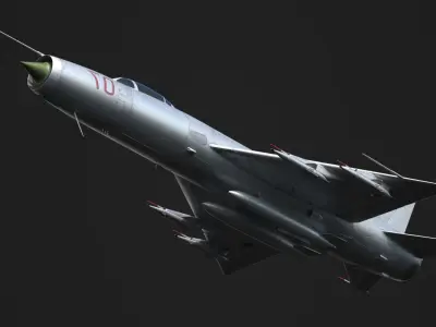 su-9 Fishpot Low-poly 3D model