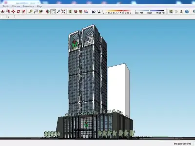 Sketchup Residential Complex A1 3D model