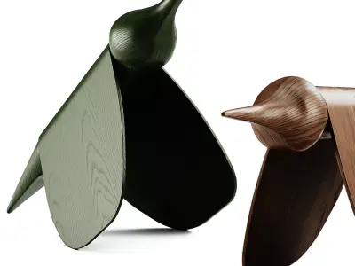 Gazzda Tica Oak Decorative Object 3D model