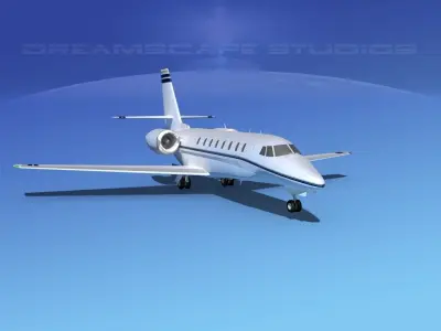 Cessna 680 Citation Sovereign  V03 3D model