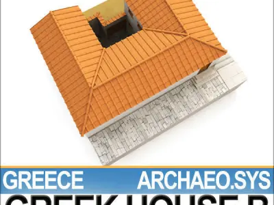 Ancient Greek House B 3D model