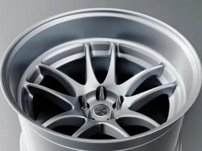 Work Emotion CR KAI Low-poly 3D model