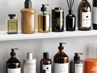 Bathroom Accessories 3D model