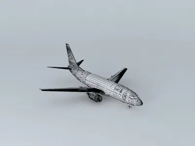 IAMC Boeing 737 300F 2321 Free 3D model