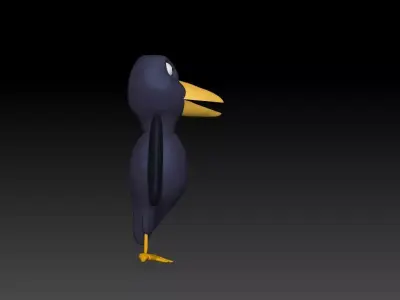 Crow 3D Model 3D model