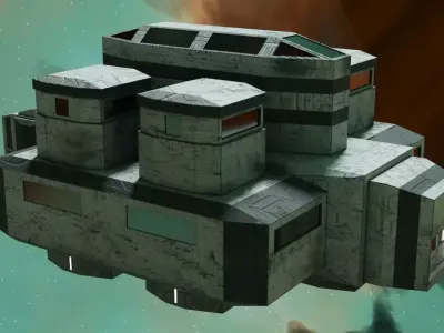 SCIFI Pack 1 Free low-poly 3D model