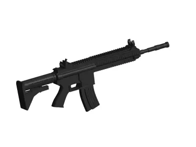 HK416 RIFLE 3D model