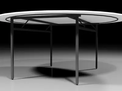Banquet Table Free 3D model