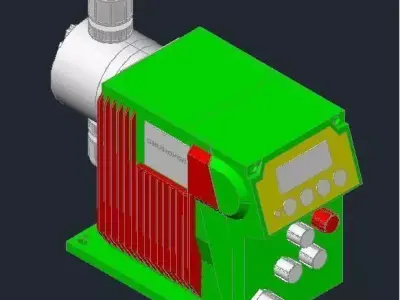 Dosing pump Free 3D model
