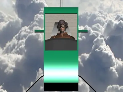 Husky ultralight helicopter 3D model