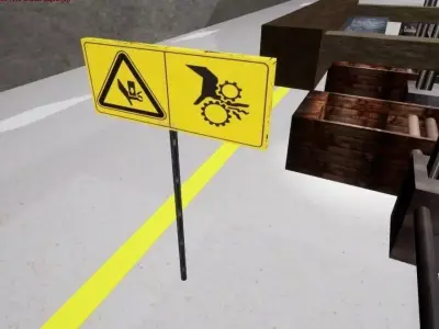 TALIMATLAR LEVHASI FACTORY Free low-poly 3D model