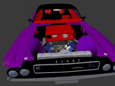 1970 4X4 Widebody Offroad Dodge Challenger Free 3D model