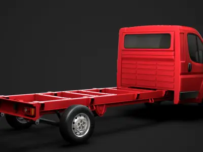Peugeot Boxer Manager Chassis Truck Single Cab 4300WB 2020 3D model