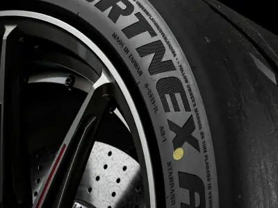 Nankang SemiSlick Sportnex AR1 325 30 R19 3D model