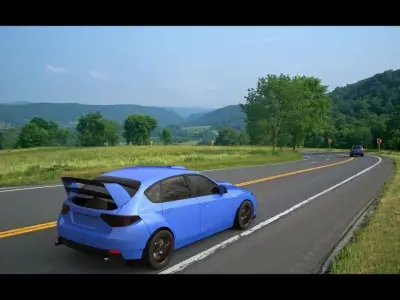 SUBARU IMPREZA WRX Free 3D model