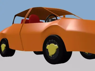Beautiful Car Free low-poly 3D model