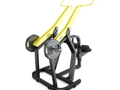 Technogym - Plate Loaded - Pulldown 3D model