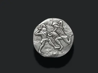 old coin v5 3D print model