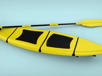 The Best Paddle Board Free 3D model