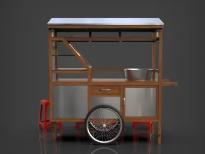 Asian Food Charts 3D model