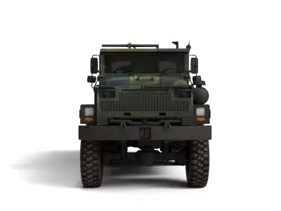 1982 Am General M939 2 Rigged US Military Truck  3D model