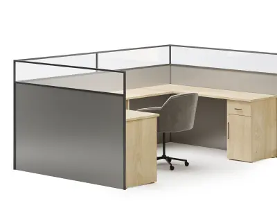 Modern Office Furniture Pack 3D model