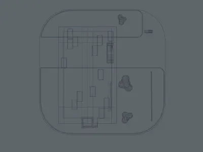 Low Poly Cartoon House Free low-poly 3D model