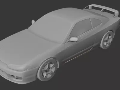 Nissan Silvia S15 Printable Model 3D print model