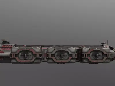 Cargo-Ship-Type-4 spaceship 3D model