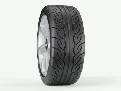 Performance Car Wheel 3D model