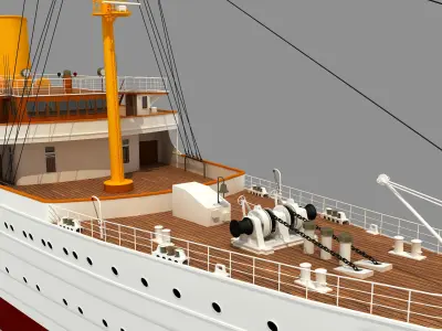 TCG SAVARONA YACHT 3D model
