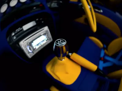 VeilSide 5 Speed Shift Knob Free low-poly 3D model