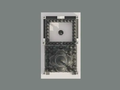 Camlica Camii Mosque 3D Model 3D model