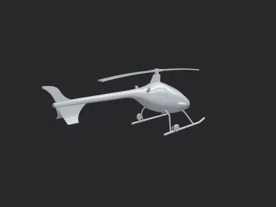 Na 40 Bongo Helicopter 3D print model