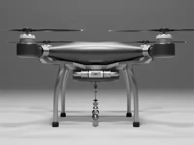 Sci Fi Drone  Low-poly 3D model