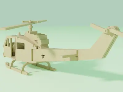 Plane Puzzle Decor 3D print model