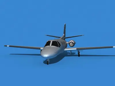 Cessna Citation 550 II Bravo V00 3D model