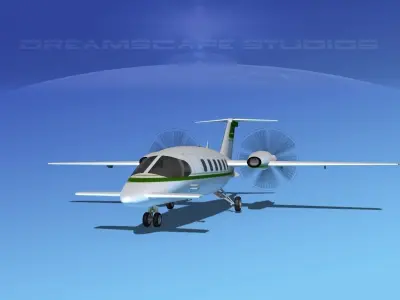 Piaggio Avanti P180 V16 3D model
