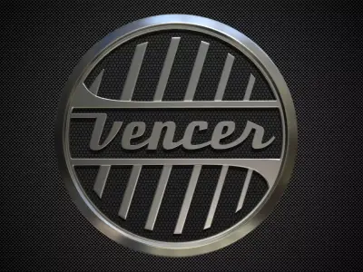 vencer logo 3D model