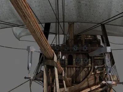 sail Ship 3D model