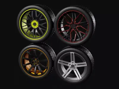 RIM PACK Low-poly 3D model