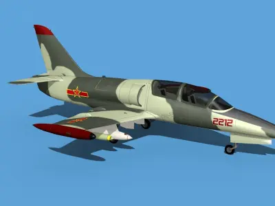Aero Vodochody L-39C Albatross China 3D model