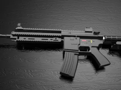 HECKLER KOCH 416 Free 3D model