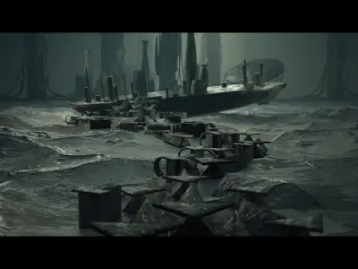 Vintage SciFi pack VOL 1 Enigmatic Ancient Stone Low-poly 3D model